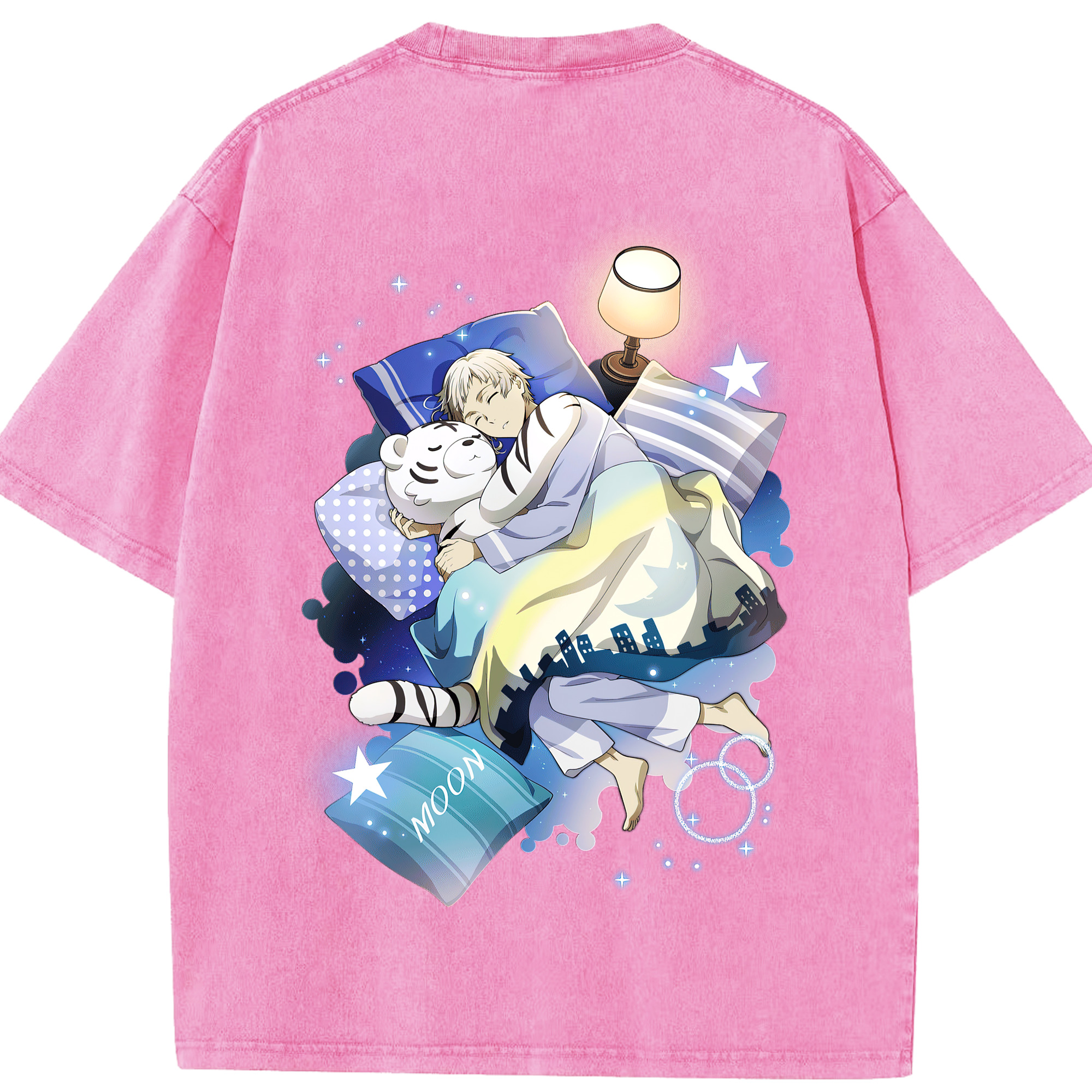（画像用） 文豪ストレイドッグス Bungo Stray Dogs 綿100% ヴィンテージ風 半袖Tシャツ（背面プリント）